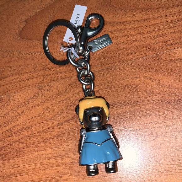 NWT Disney x Coach Princess Cinderella Bear Keychain - Picture 2 of 6